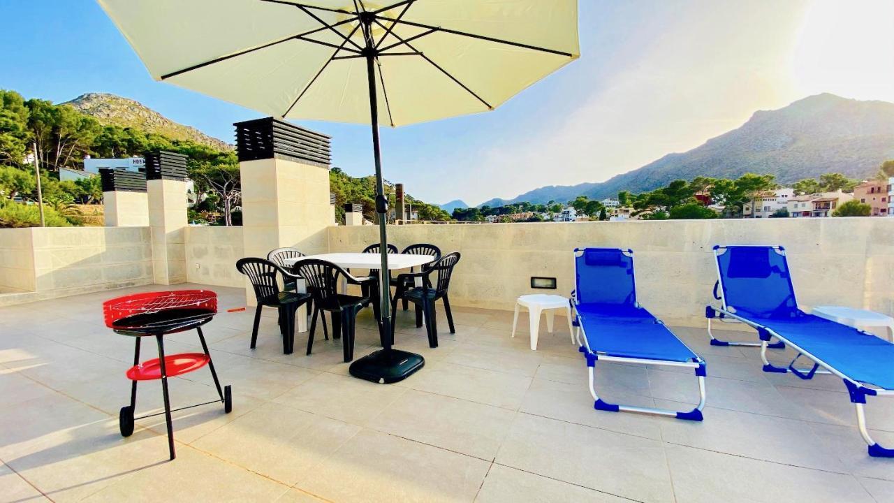 Mirador Blue - Penthouse Apartments With Roof Terrace Cala San Vicente  Bagian luar foto